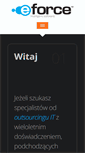 Mobile Screenshot of eforce.pl
